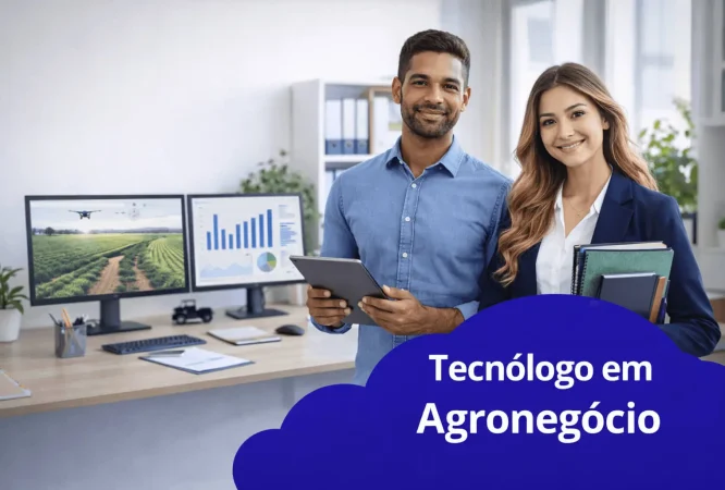 Profissionais em Agronegócio no escritório