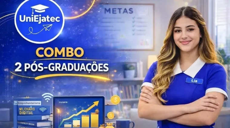 Combo com 2 cursos de Pós Graduações