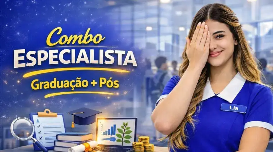 Combo Especialista é uma oferta de curso de graduação com pós-graduação
